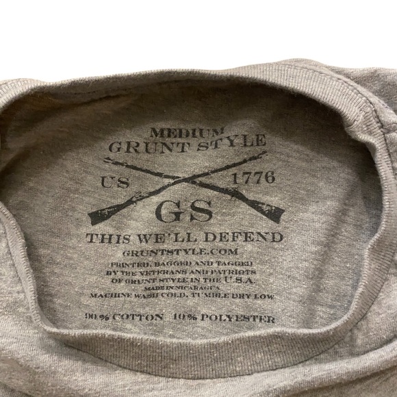 Grunt style this will defend, America, Abraham Lincoln t shirt - Picture 2 of 4